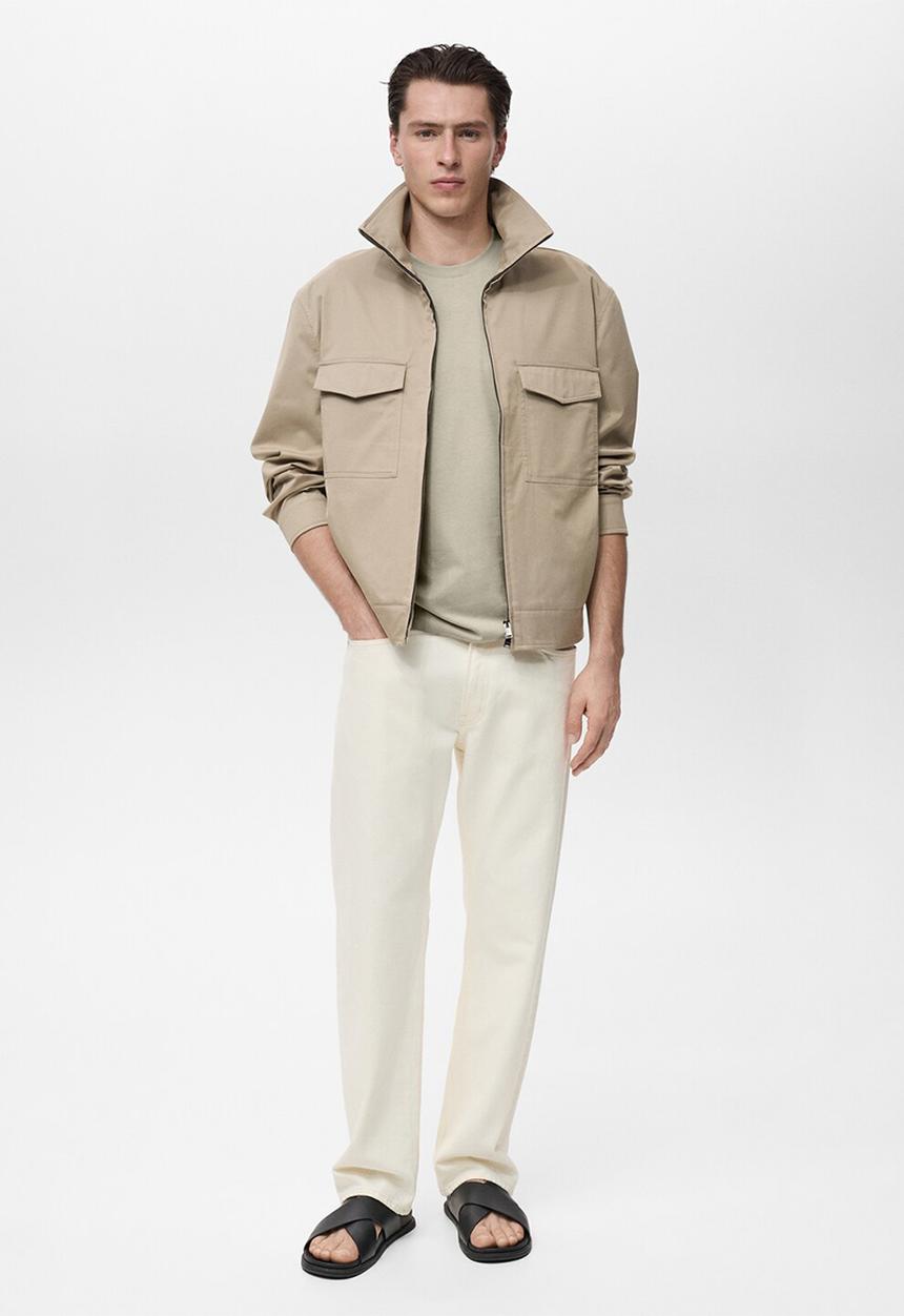 MANGO - Camiseta Cherlo - Sand