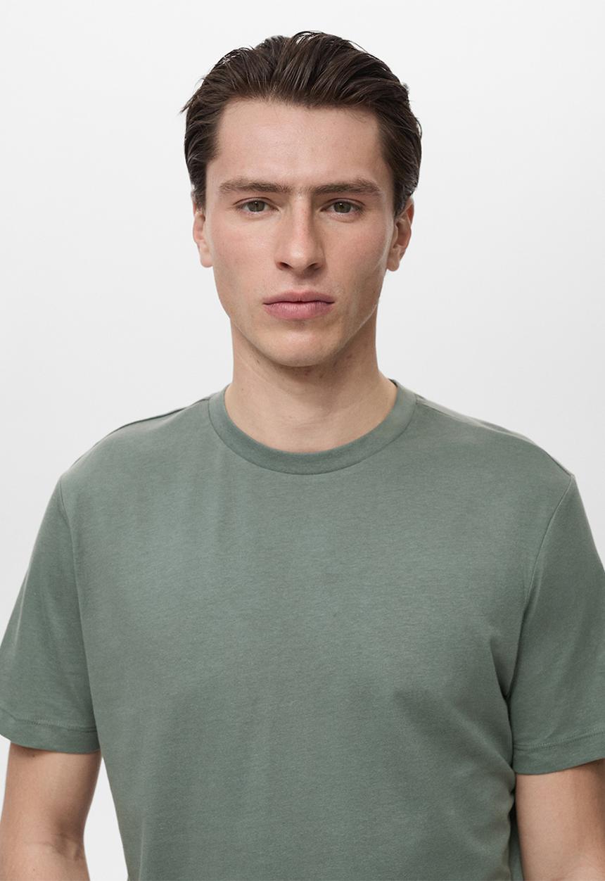 MANGO - Camiseta Cherlo - Khaki