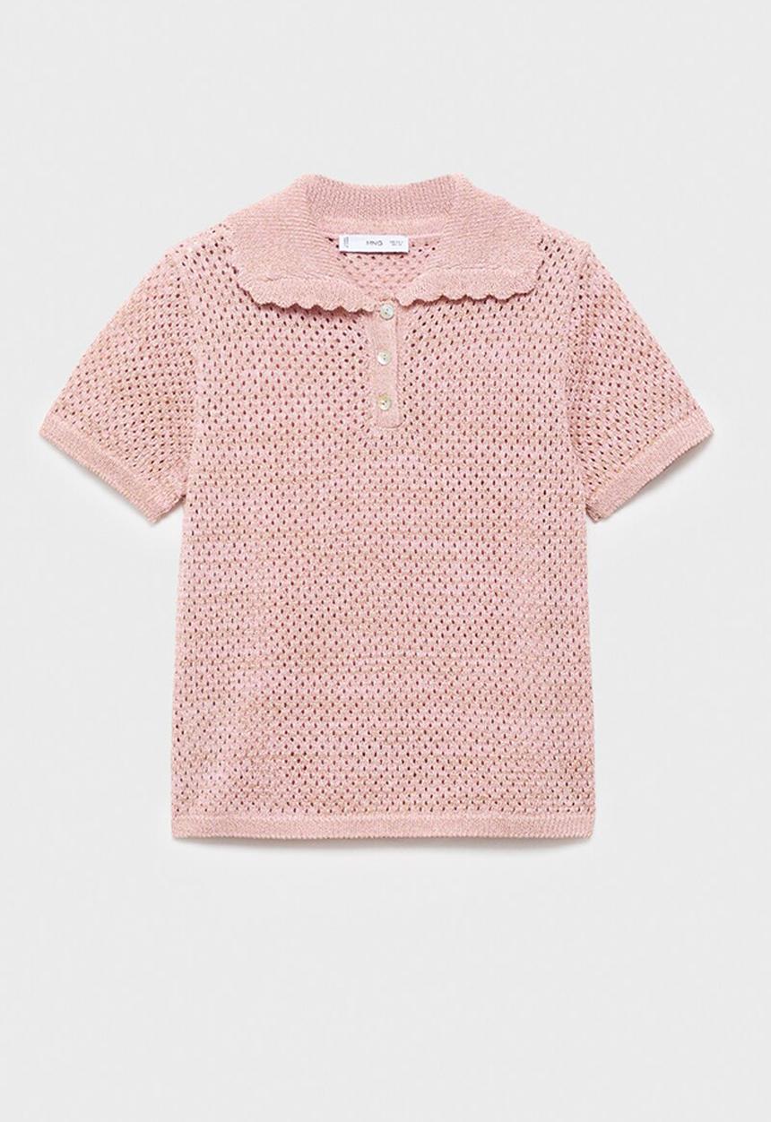 MANGO - Jersey limusin - light/ pastel pink