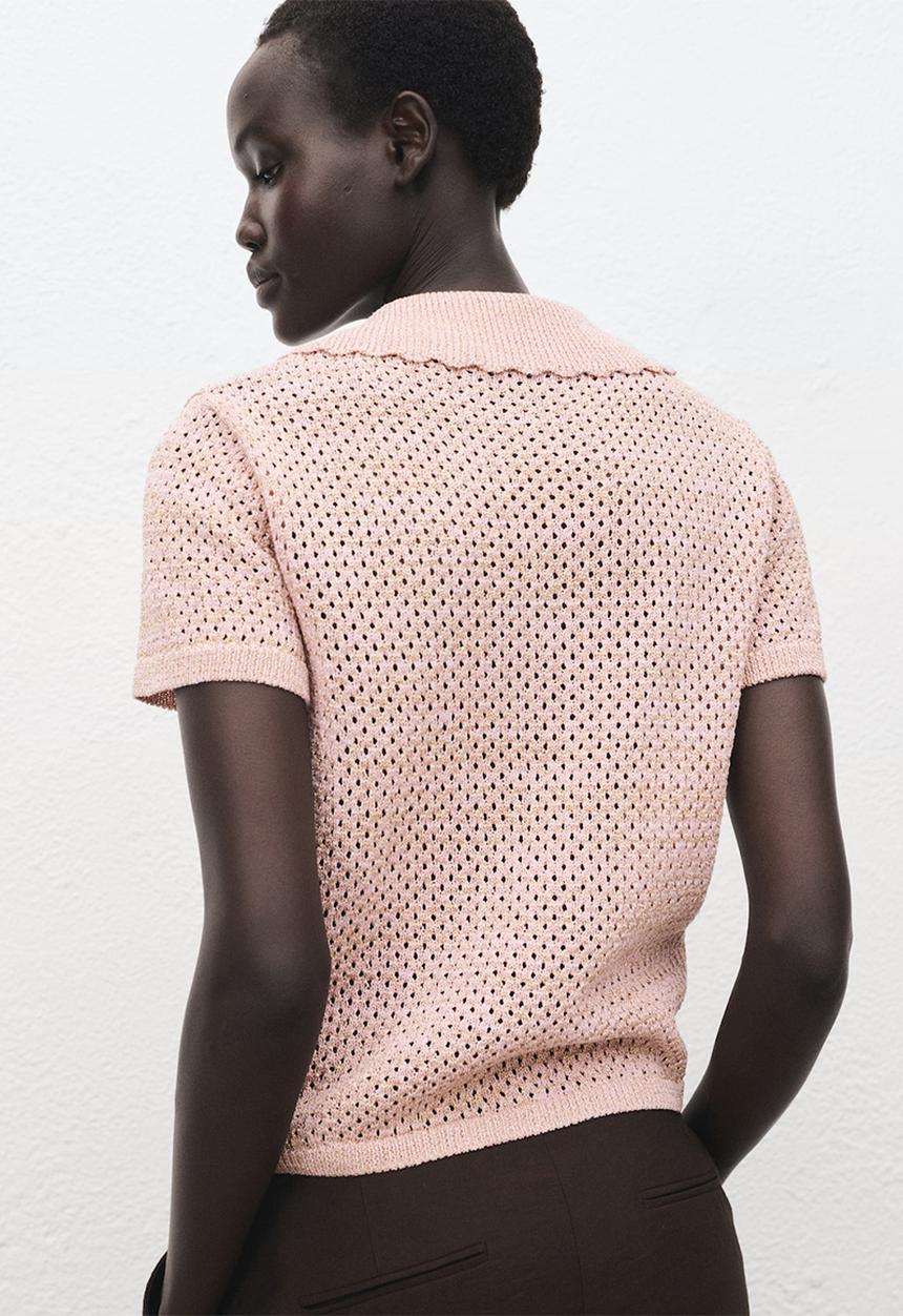 MANGO - Jersey limusin - light/ pastel pink