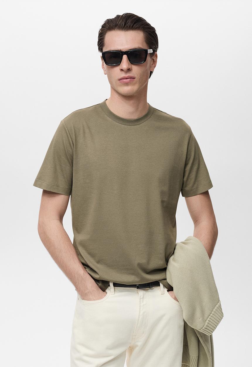 MANGO - Camiseta Cherlo - Dark Green