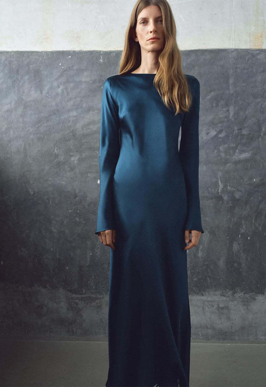 MANGO - Vestido tayler - midnight navy