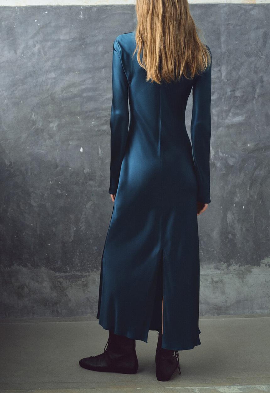 MANGO - Vestido tayler - midnight navy