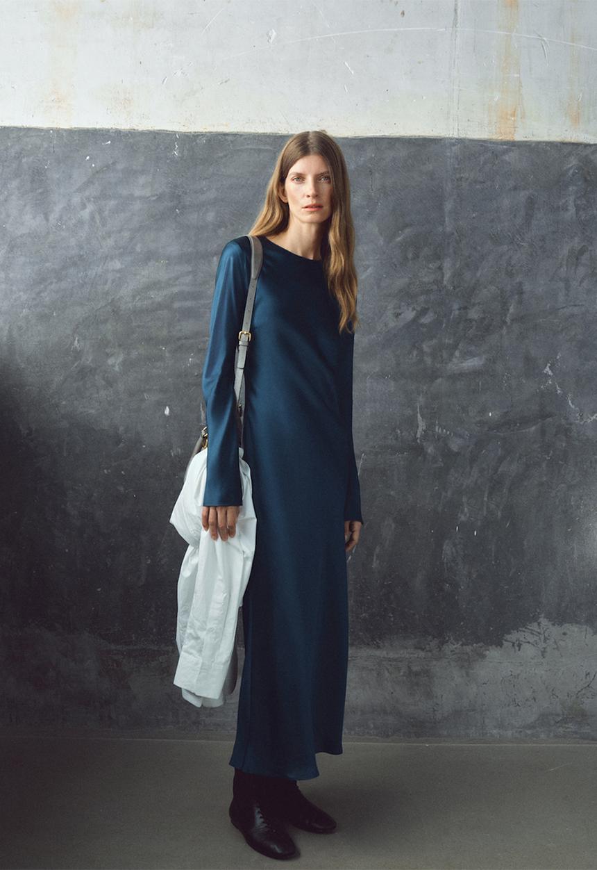 MANGO - Vestido tayler - midnight navy