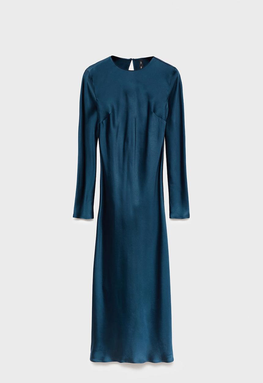 MANGO - Vestido tayler - midnight navy