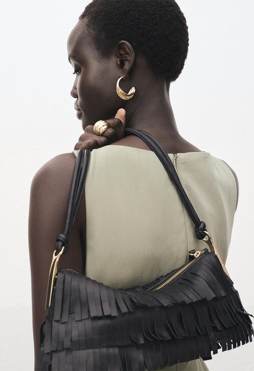 MANGO - Vestido sea - khaki
