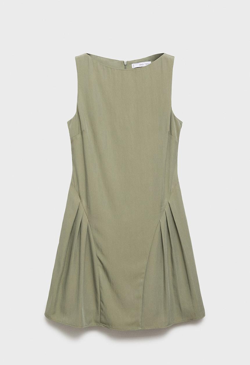 MANGO - Vestido sea - khaki