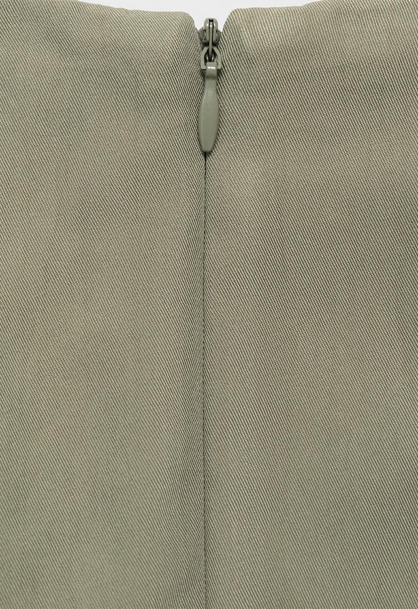 MANGO - Vestido sea - khaki