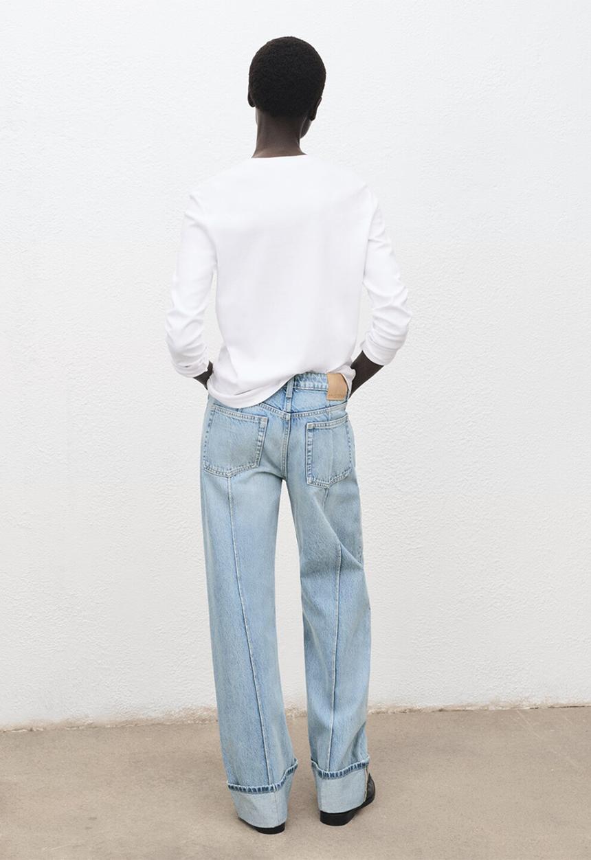 MANGO - Jeans sienna - open blue