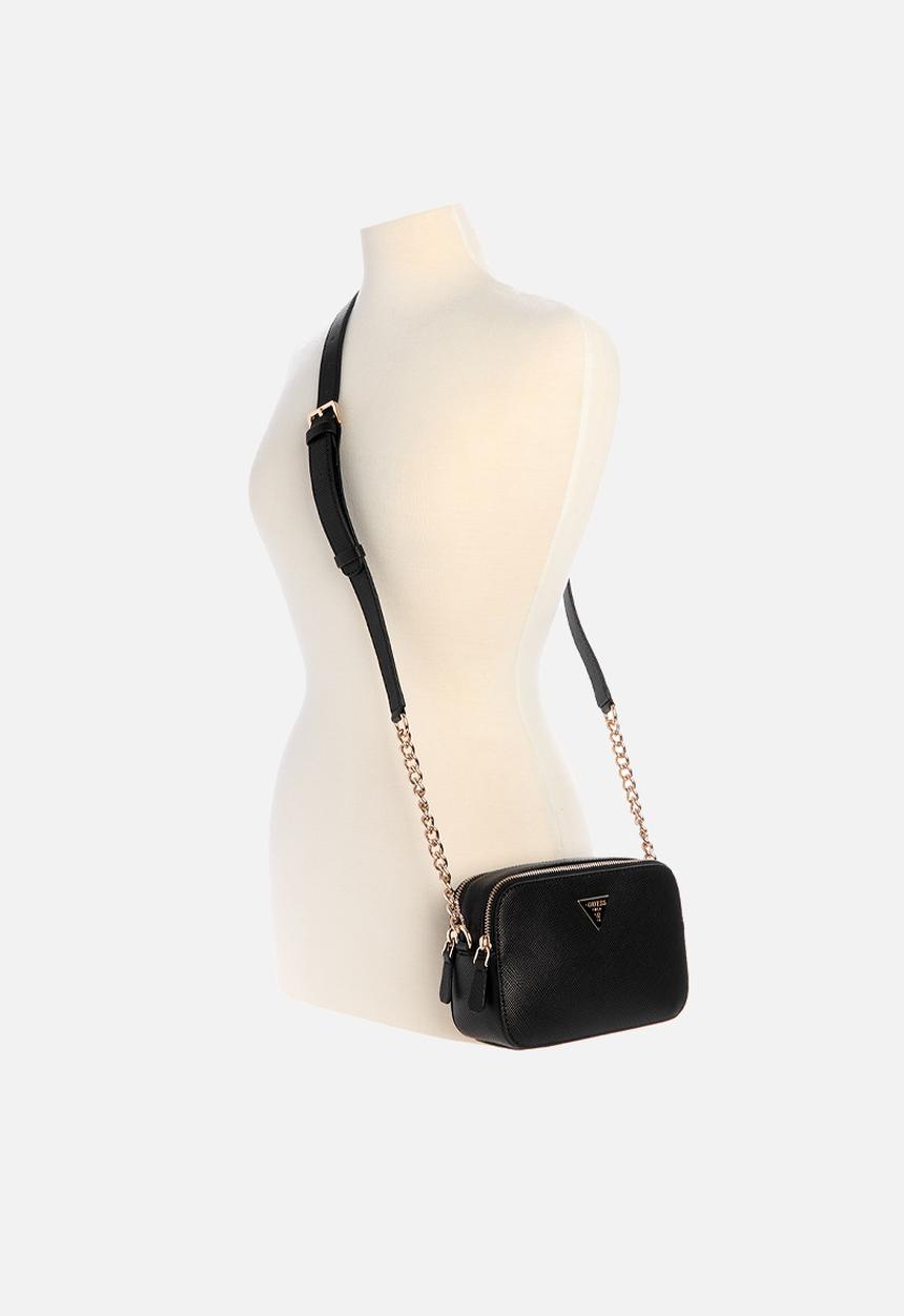 GUESS - Noelle ii camera crossbody- black
