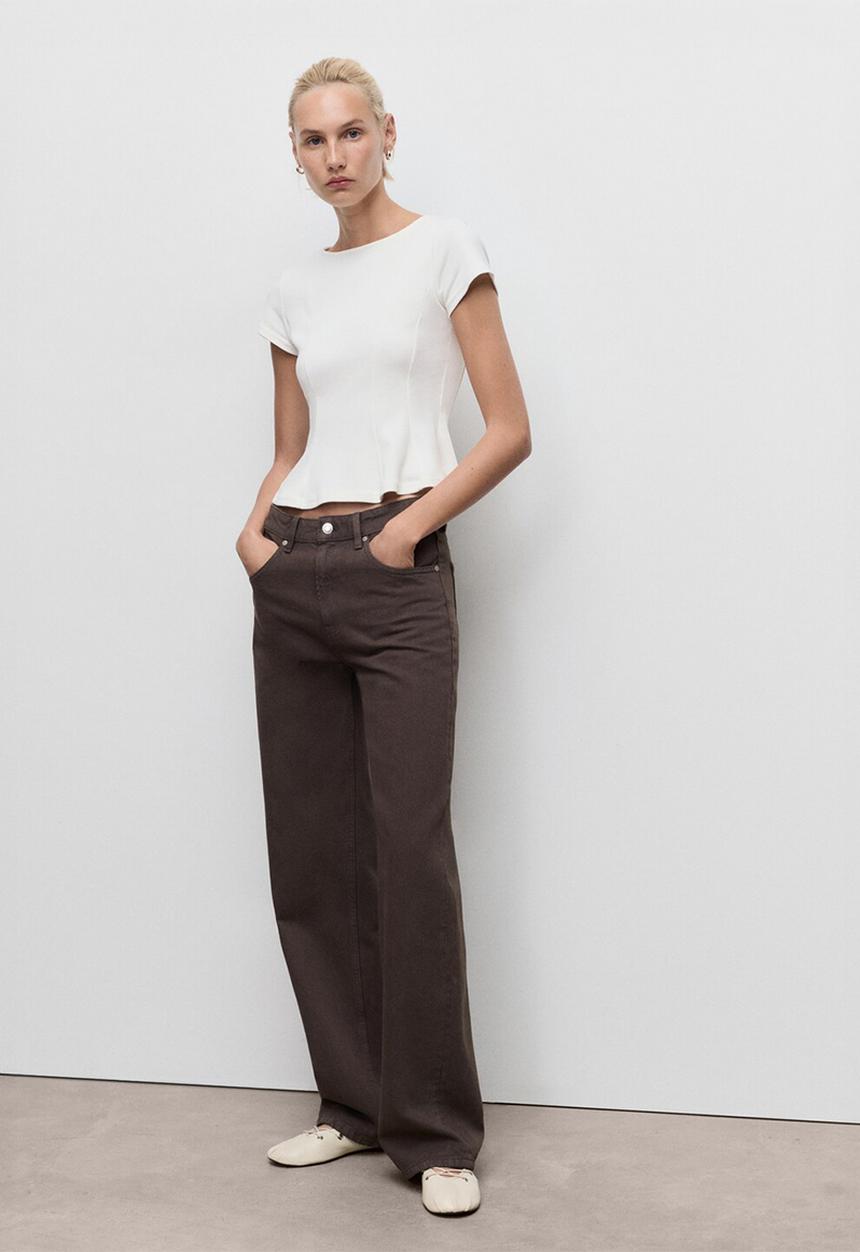 MANGO - T-shirt sandri -  white
