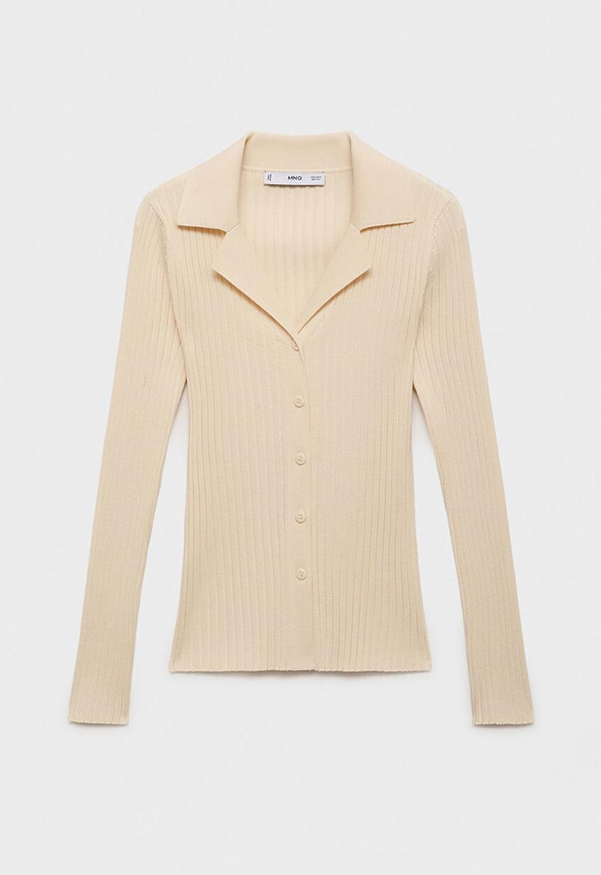 MANGO - Cardigan Latte - Light Beige