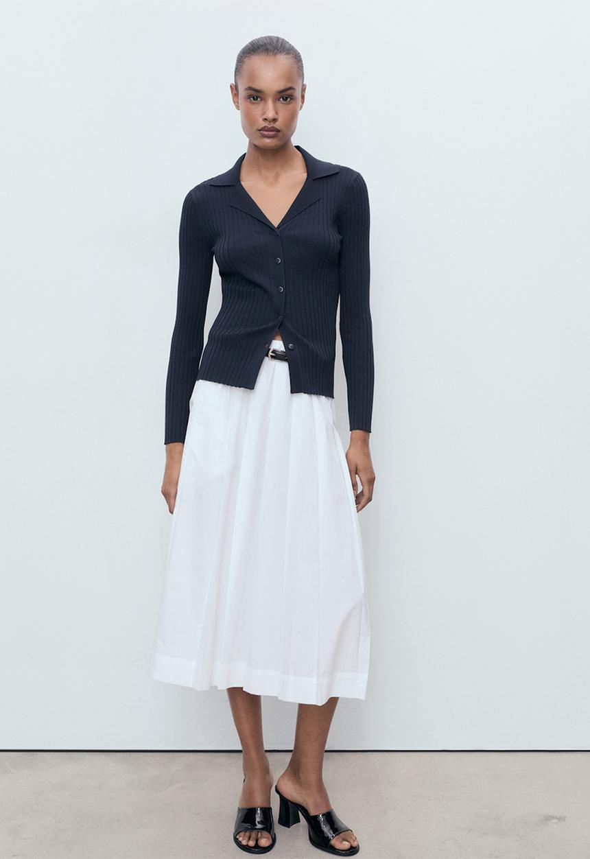 MANGO - Cardigan luccapk - midnight navy