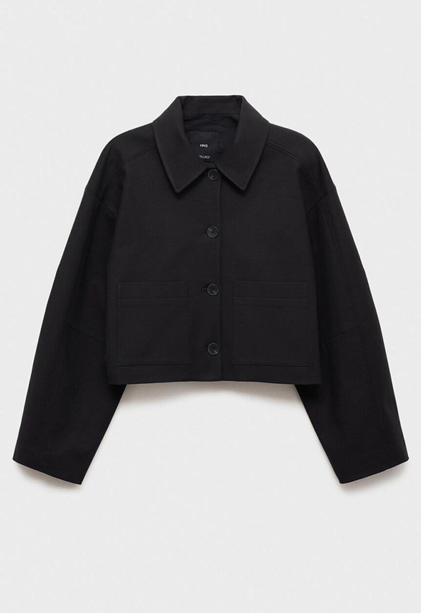 MANGO - Chaqueta liz - black