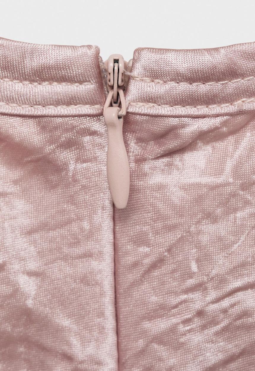MANGO - Blusa raida - light pastel pink