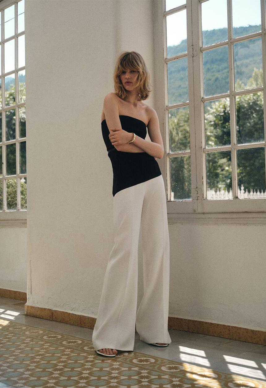 MANGO - Trousers harry -  white