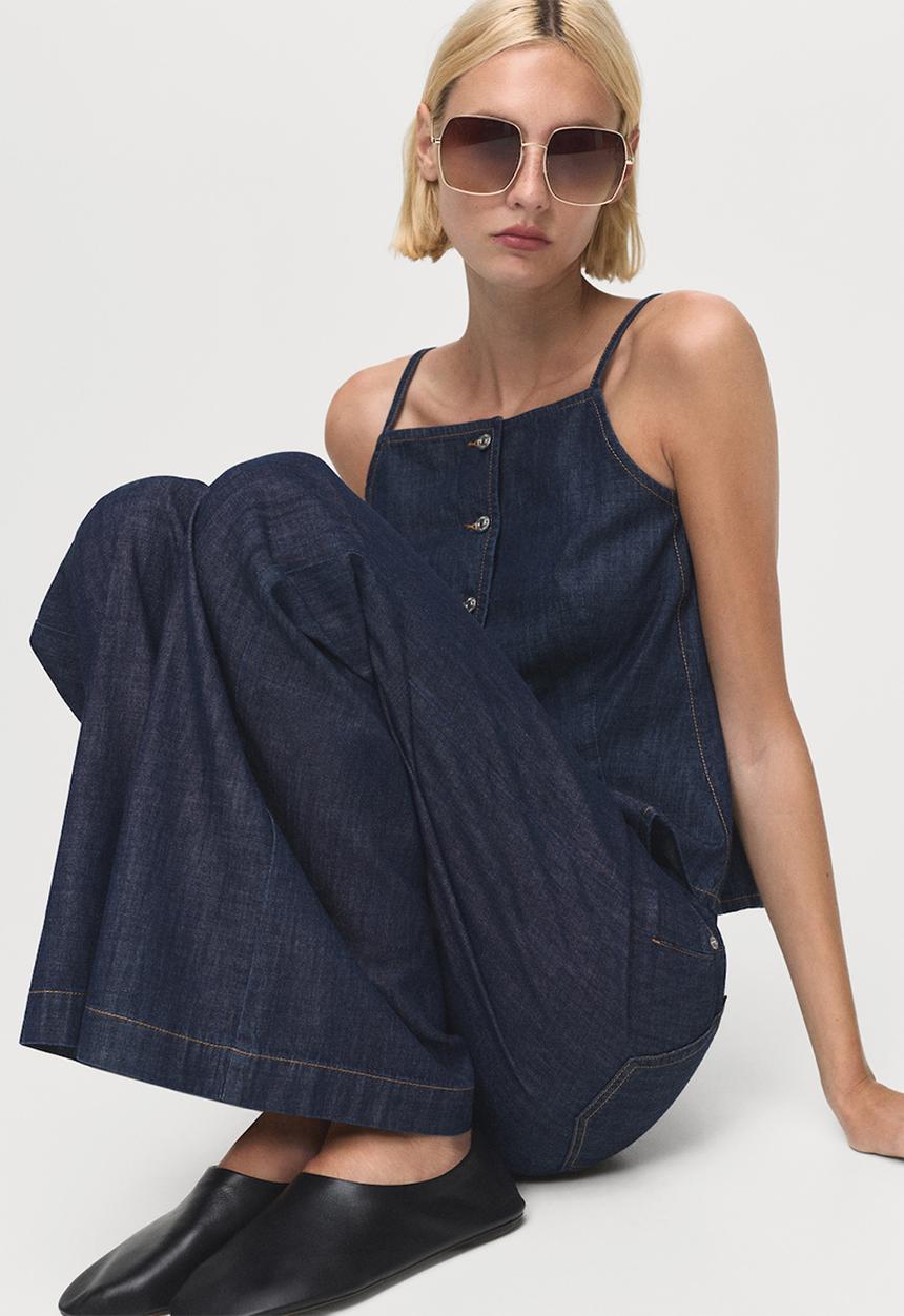 MANGO - Jeans Lia - Open Blue