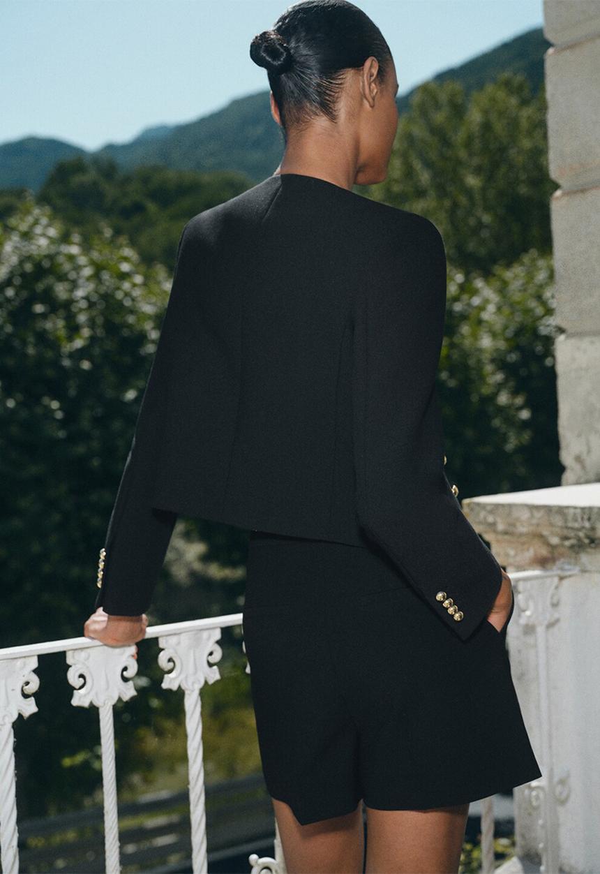 MANGO - Jacket grace -  black
