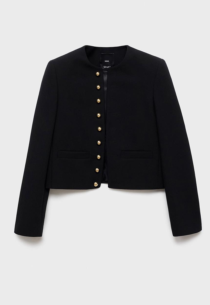 MANGO - Jacket grace -  black