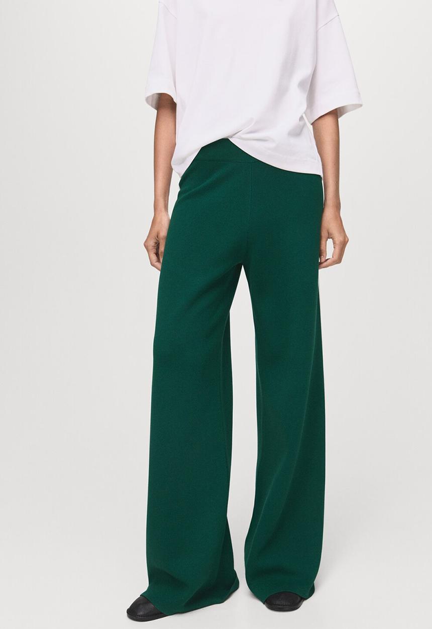 MANGO - Trousers roma -  dark green