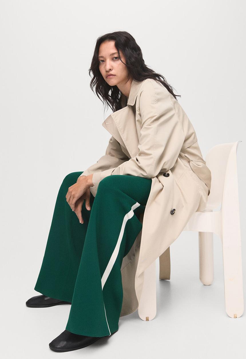 MANGO - Trousers roma -  dark green
