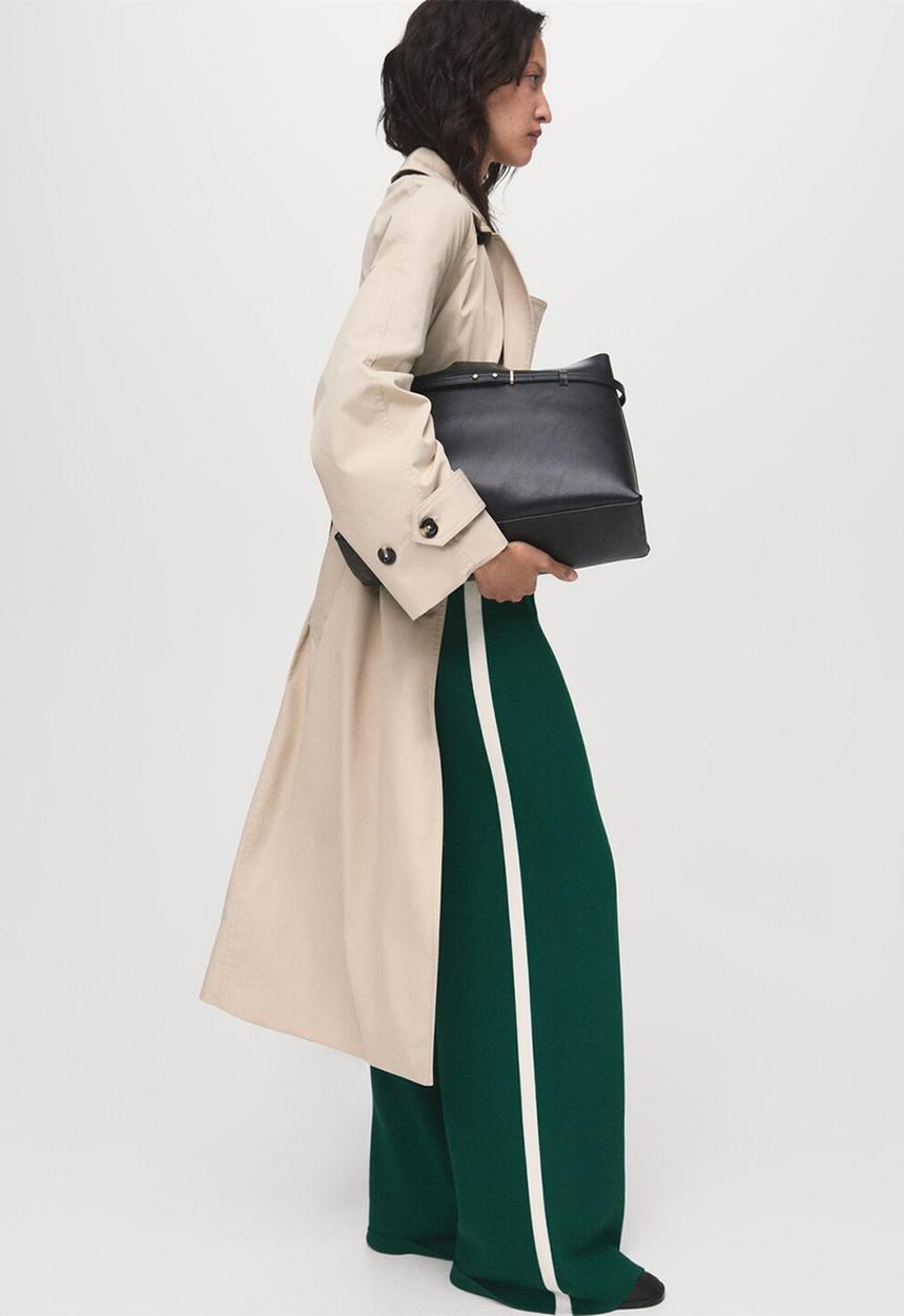 MANGO - Trousers roma -  dark green