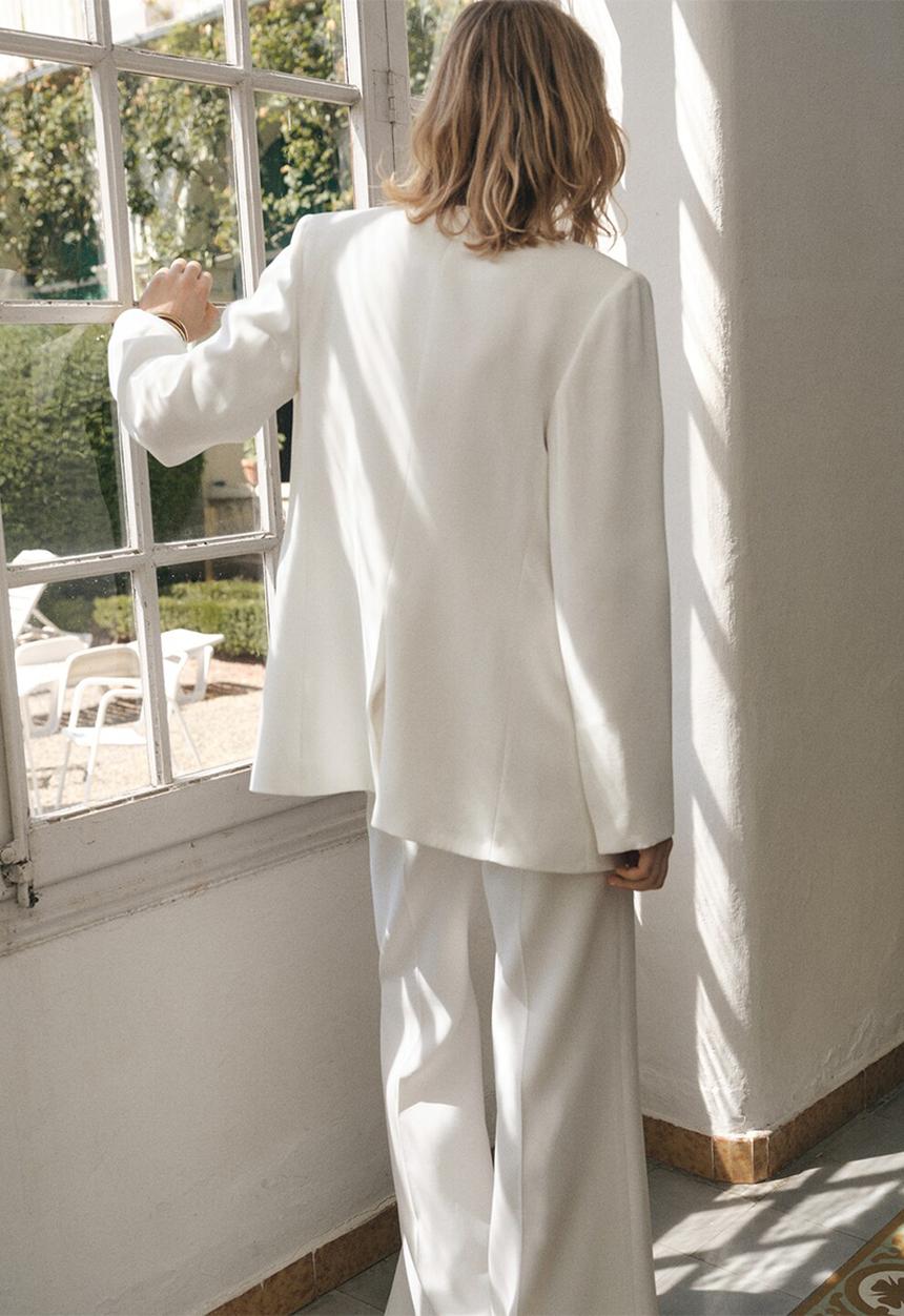 MANGO - Blazer harry -  white