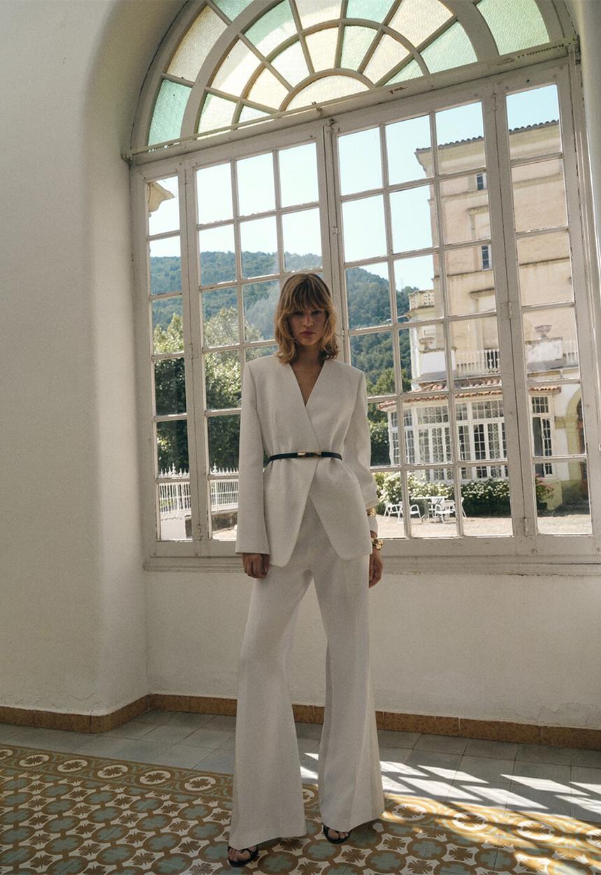 MANGO - Blazer harry -  white