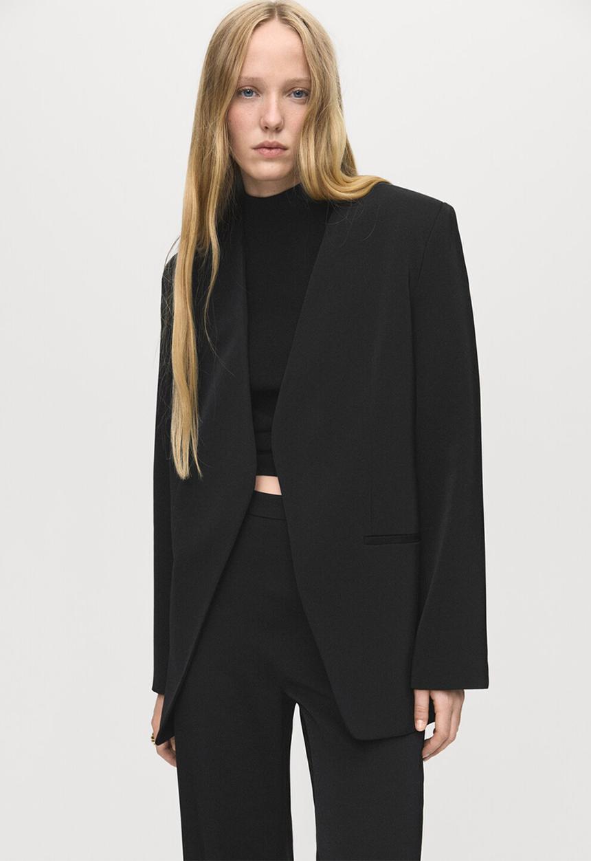MANGO - Blazer harry -  black