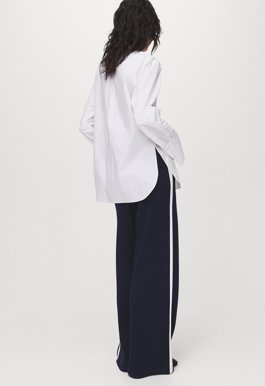 MANGO - Trousers roma -  navy