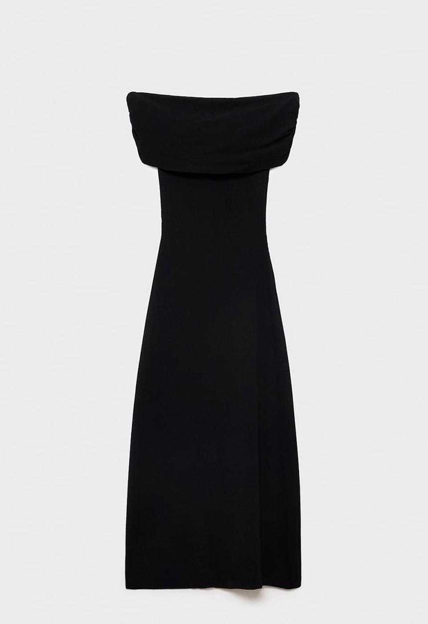 MANGO - Dress lola -  black