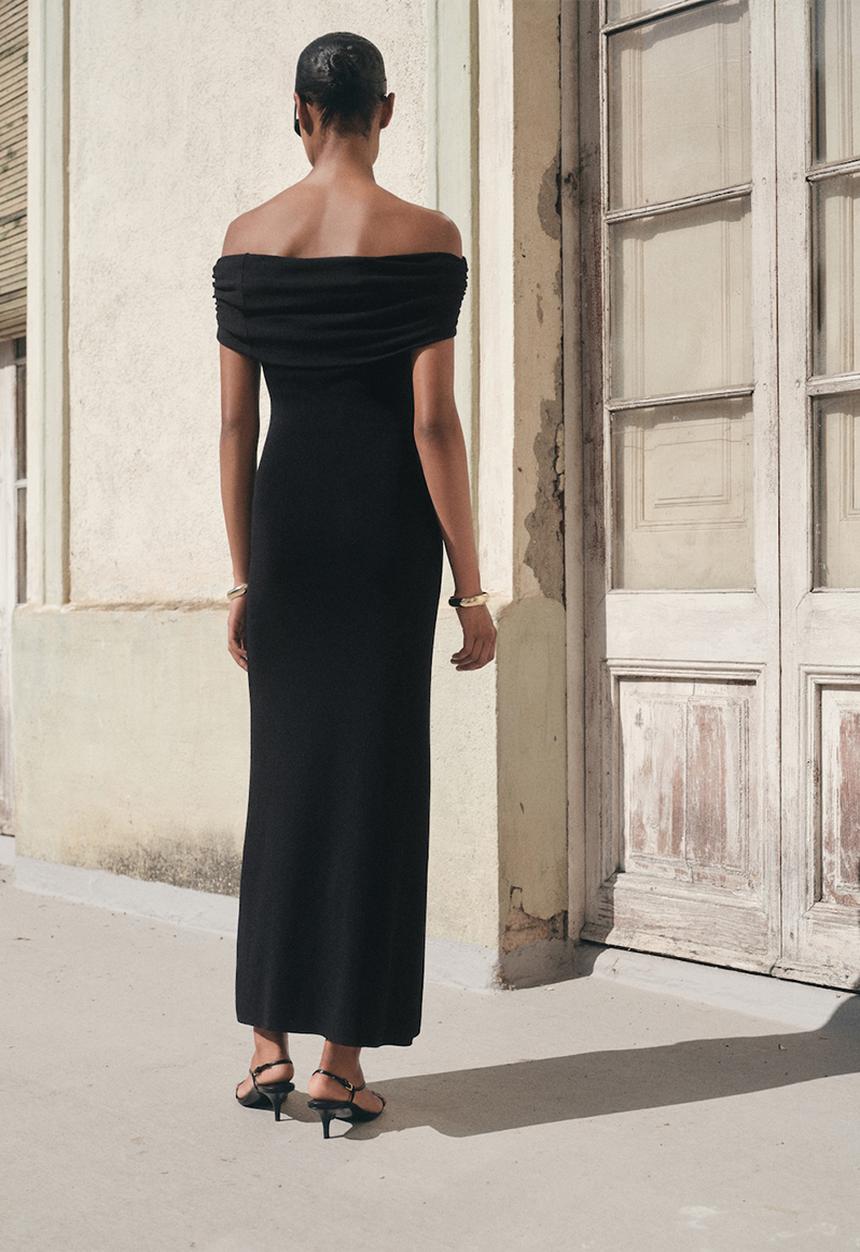MANGO - Dress lola -  black