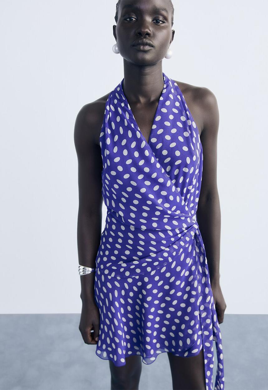 MANGO - Dress tango -  blue
