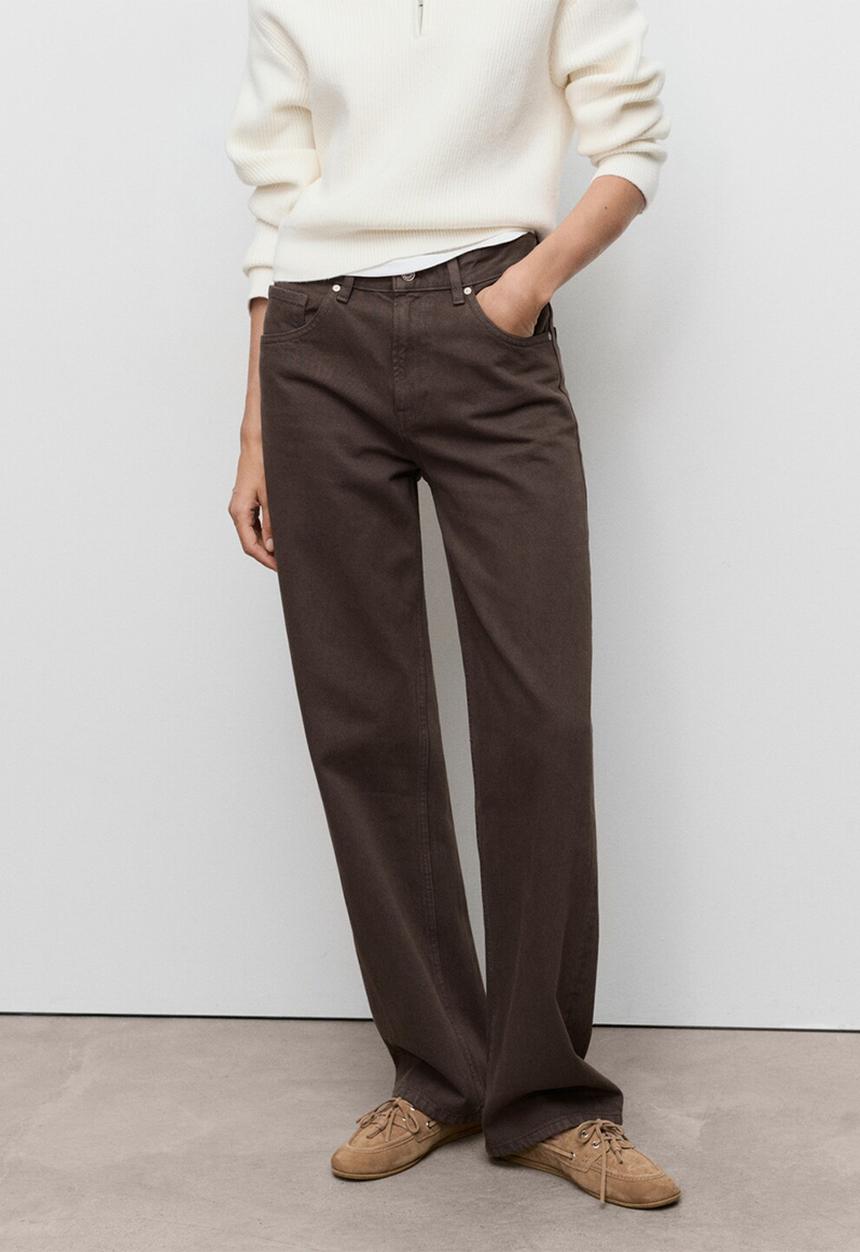 MANGO - Jeans Miami - Dark Brown