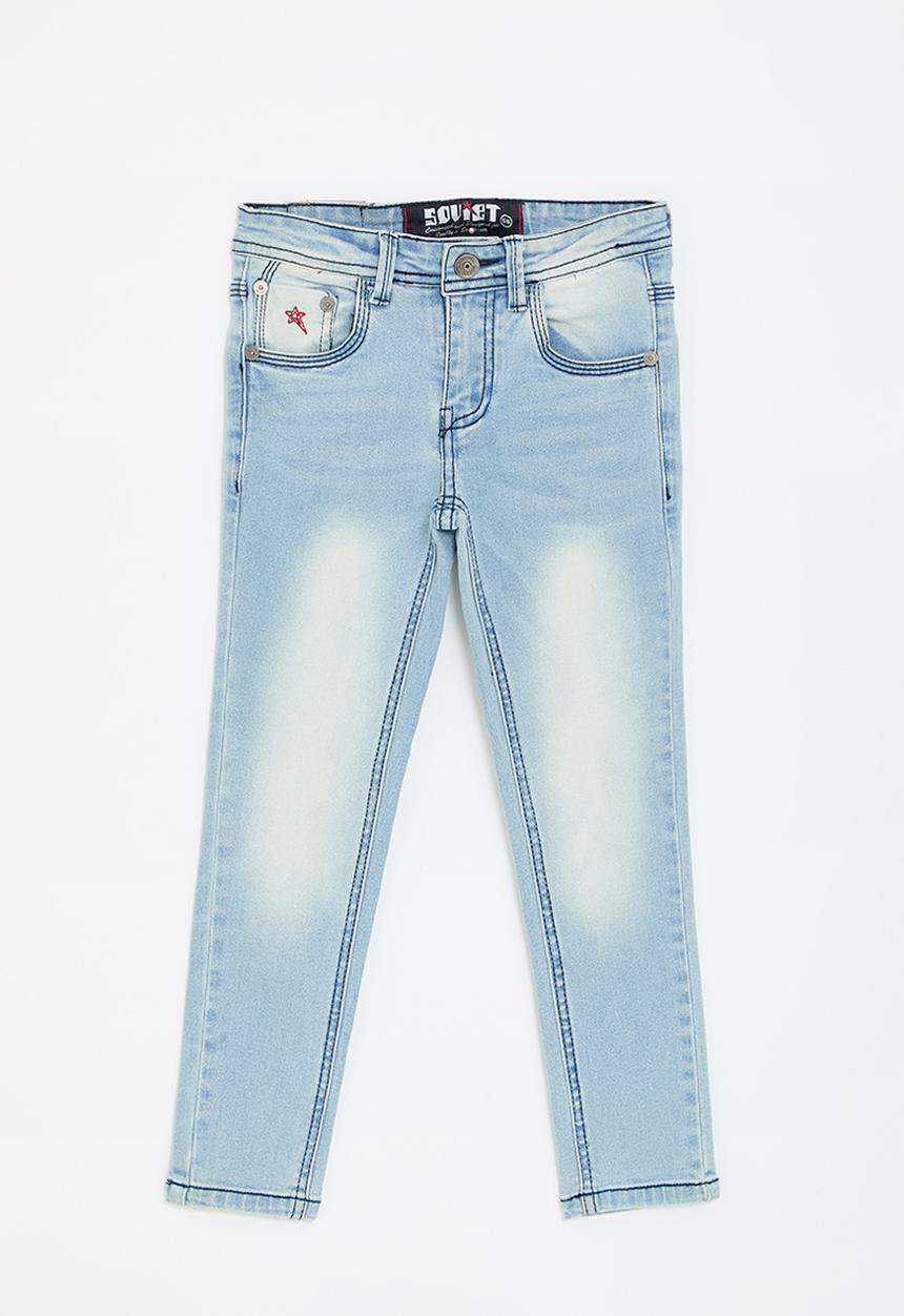 SOVIET - Boys skinny fashion denim - light indigo