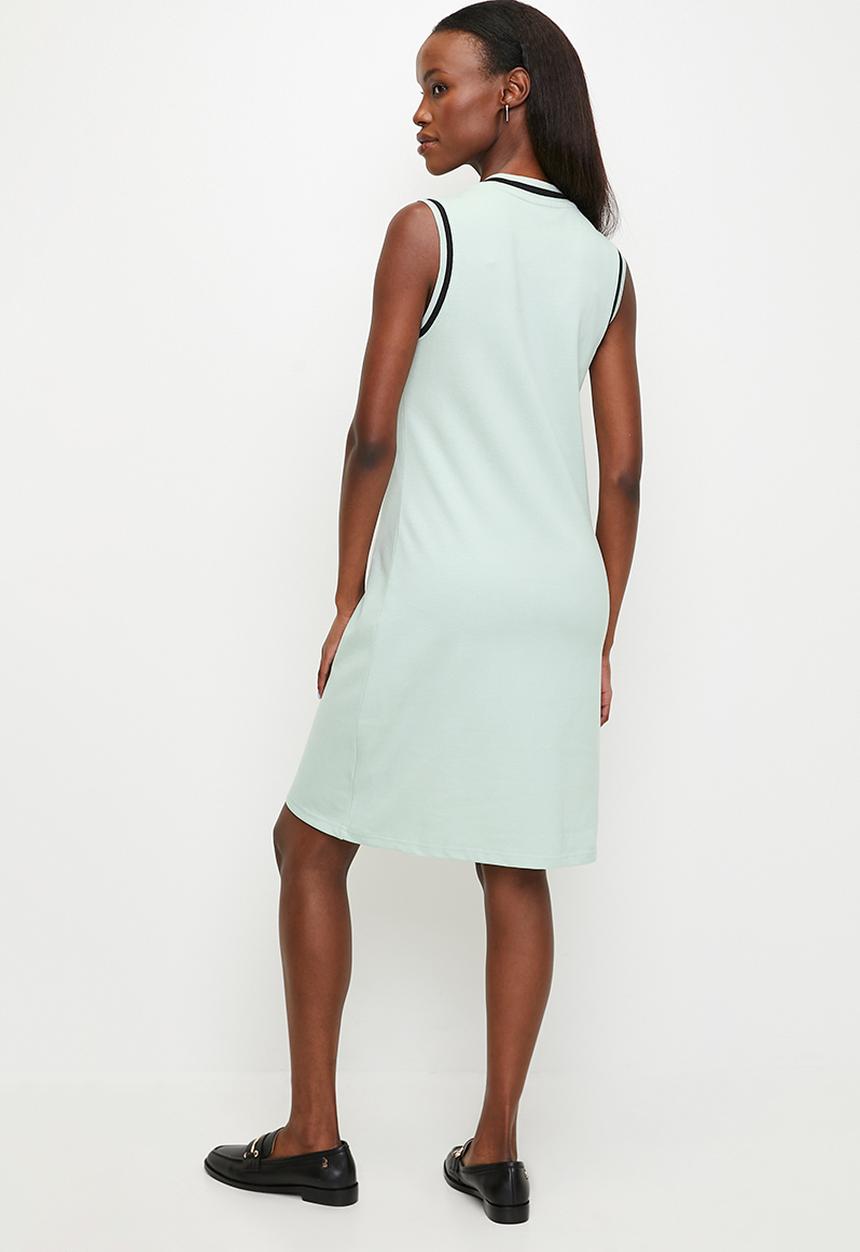 POLO - Wmn Tiisetso s/l Dress - Soft Sage