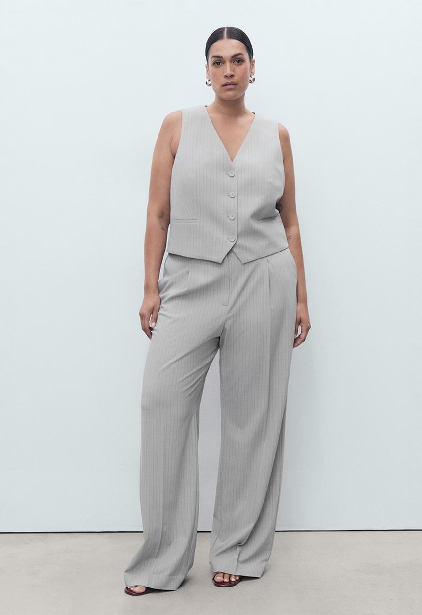MANGO - Chaleco bowery - gray