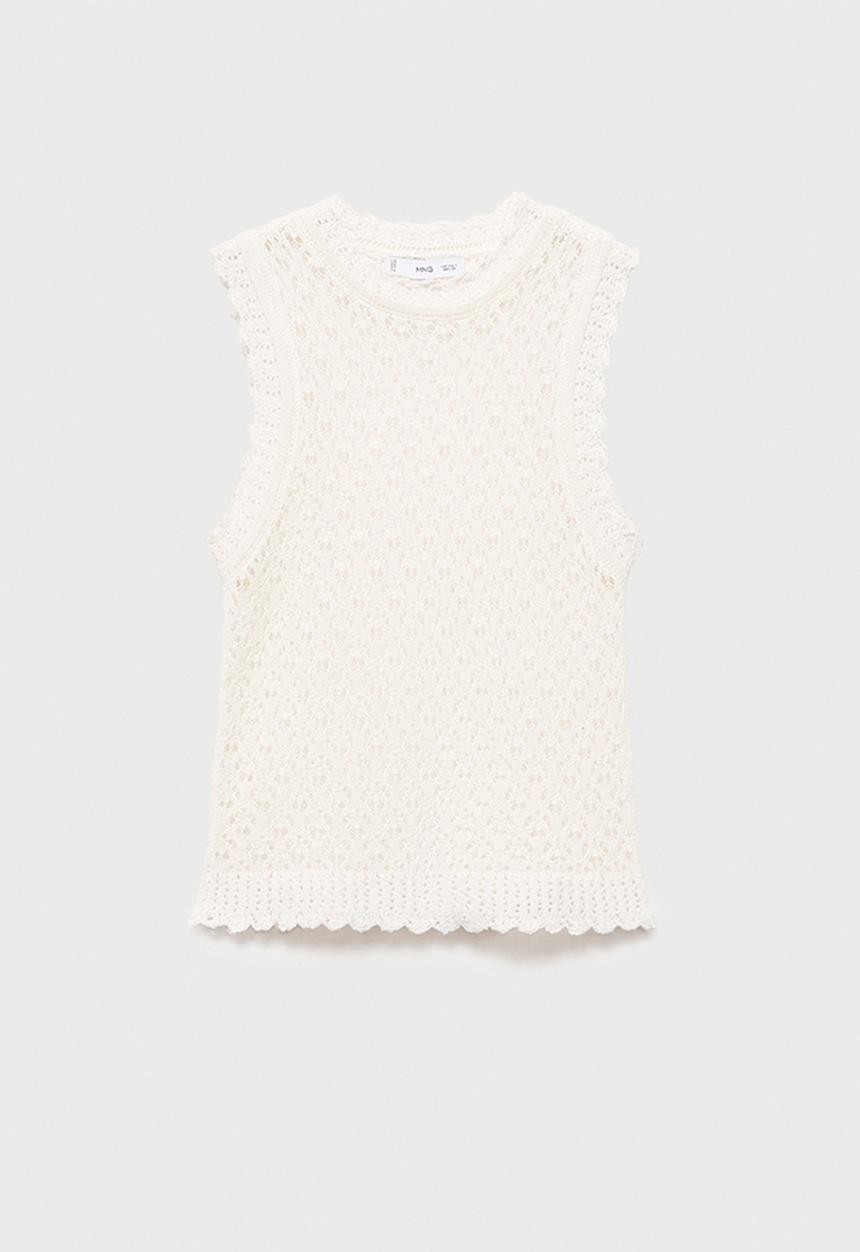 MANGO - Top Atenas - Light Beige