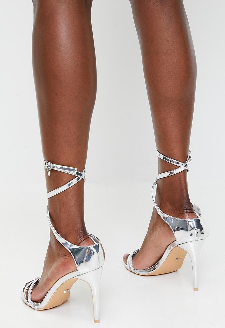 Miss Black - Jazz 21 heel - silver