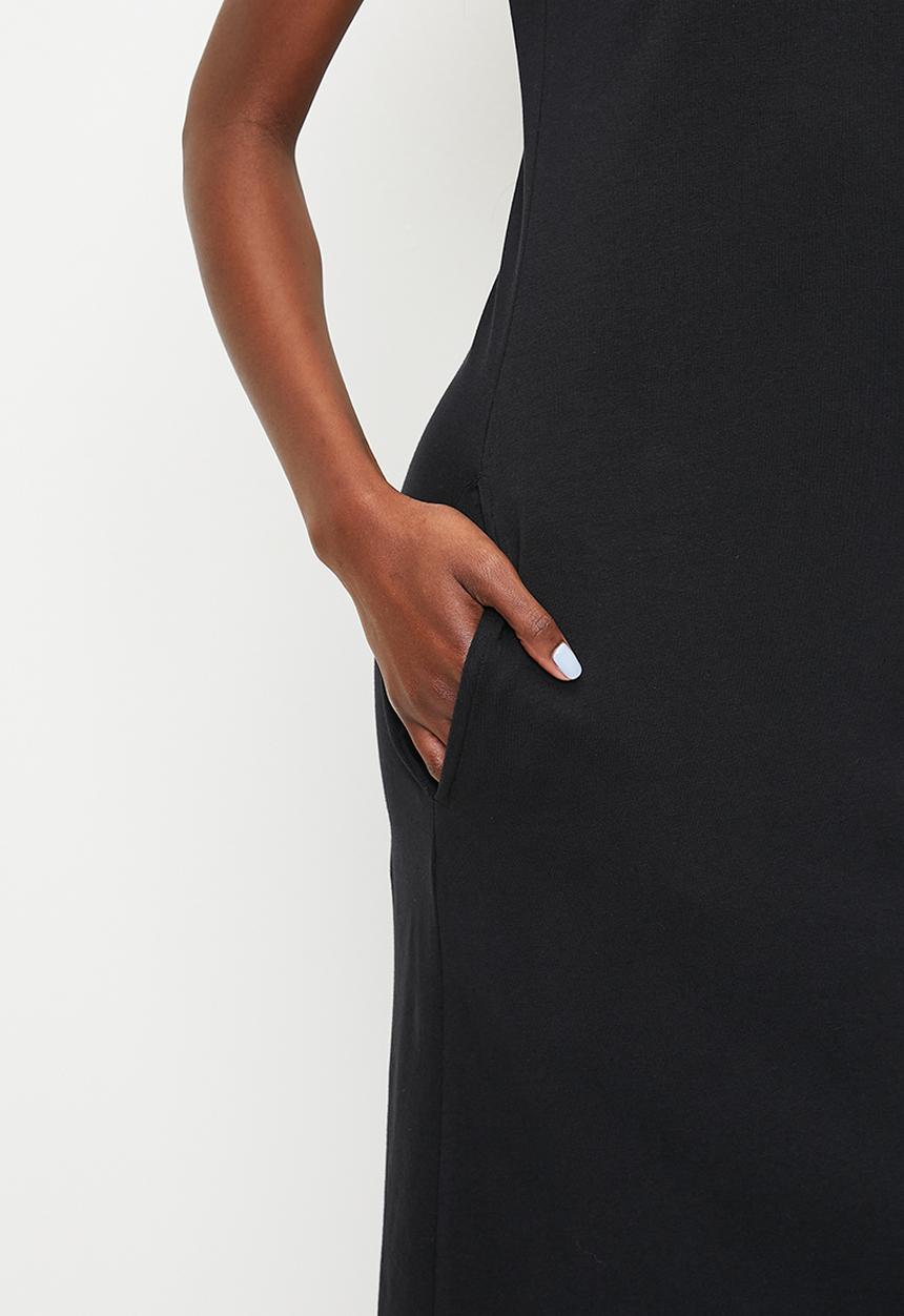 POLO - Wmn Mila s/s Casual Dress - Black