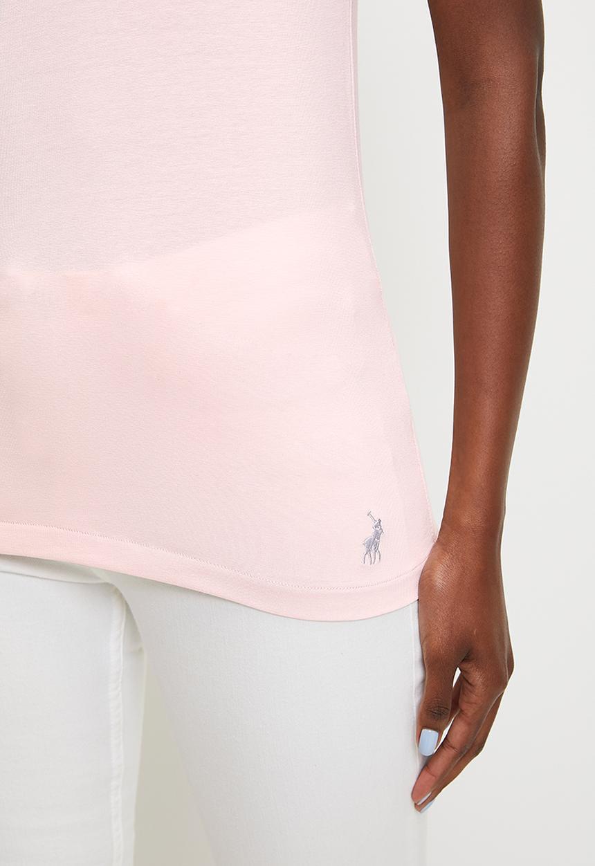 POLO - Lara short sleeve embroidered T-shirt - dusk pink