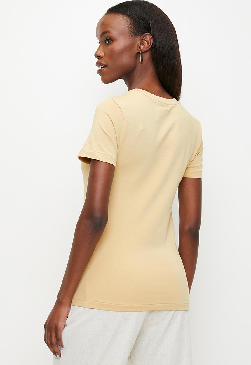 POLO - Wmn Ash s/s Logo T-Shirt - Stone