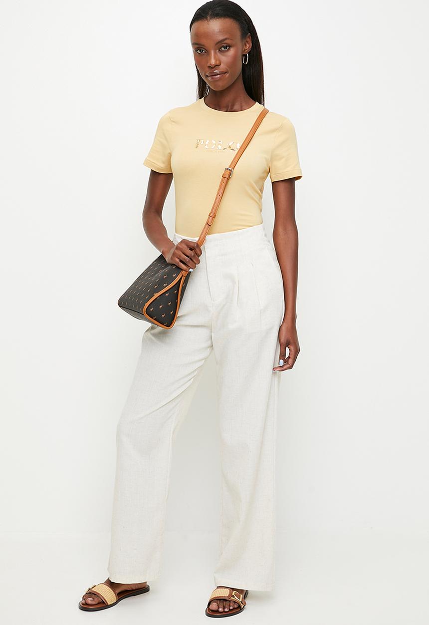 POLO - Wmn Ash s/s Logo T-Shirt - Stone