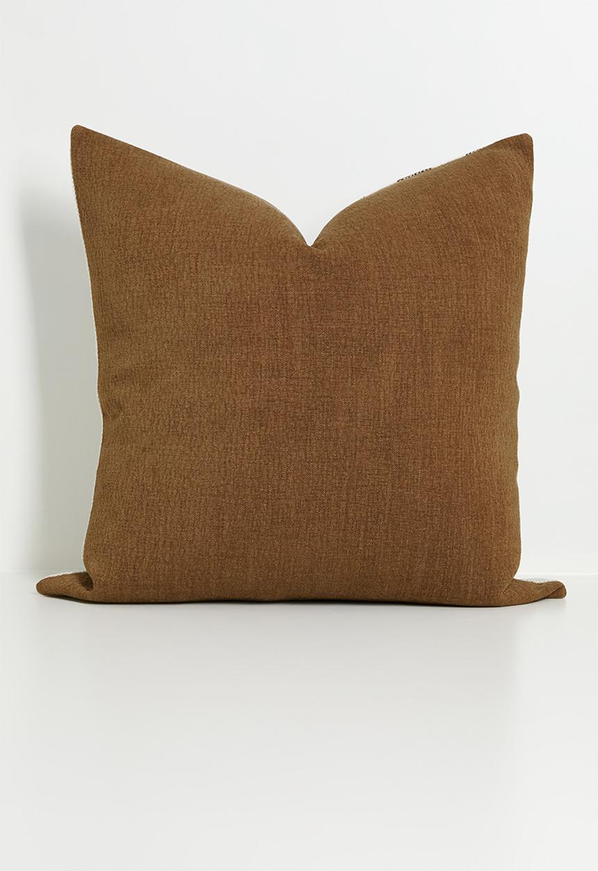 Hertex Fabrics - Argentina Cushion Cover - Espresso