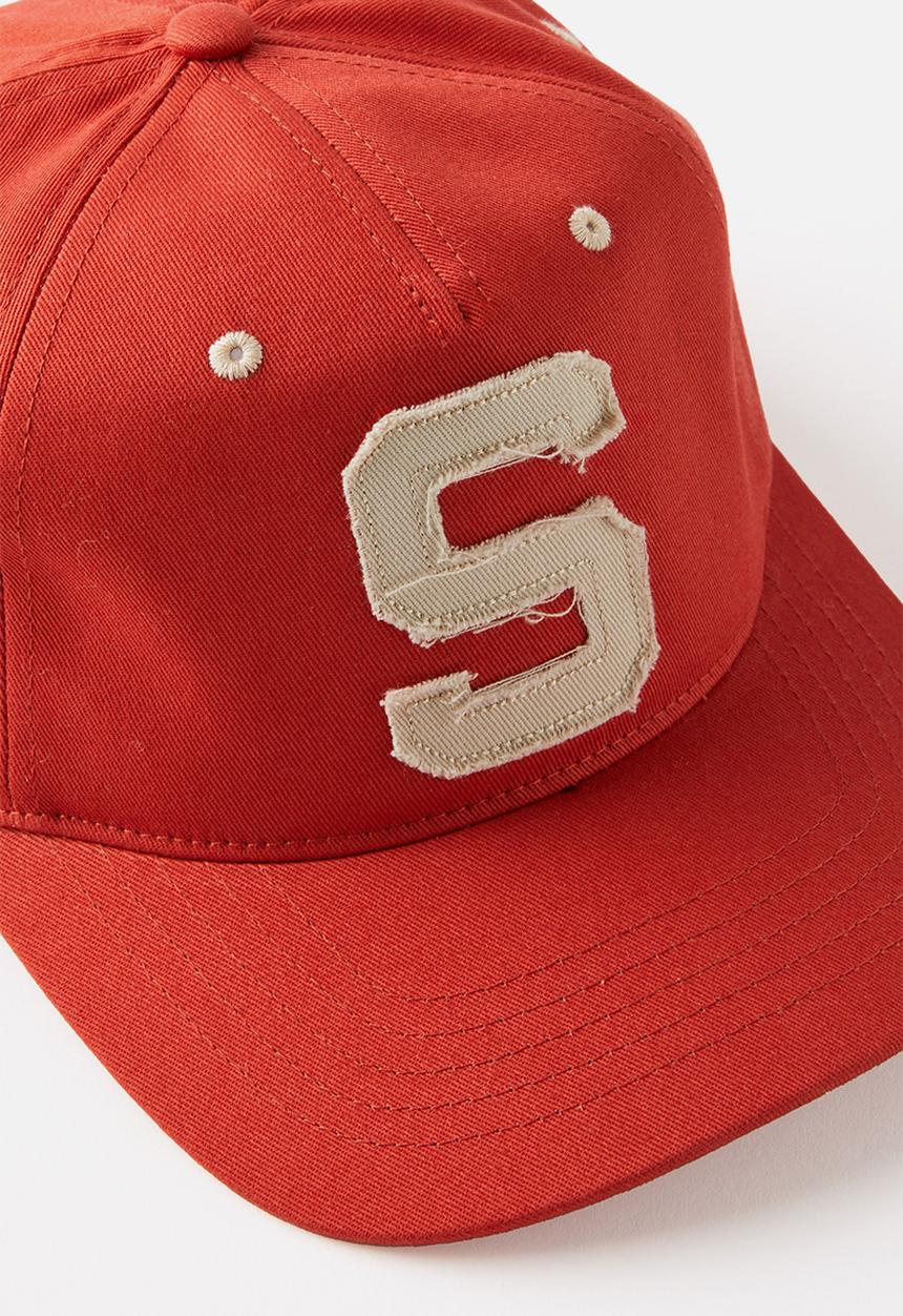 Cotton On - 5 Panel Hat - Dull Red