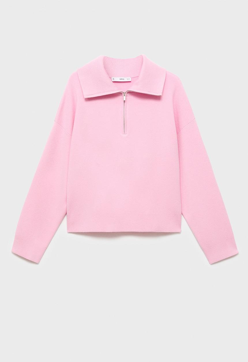 MANGO - Jersey lucca - light pastel pink