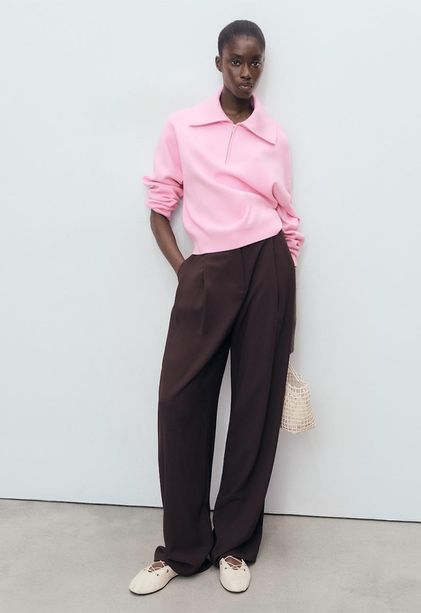 Jersey latas - light/ pastel pink