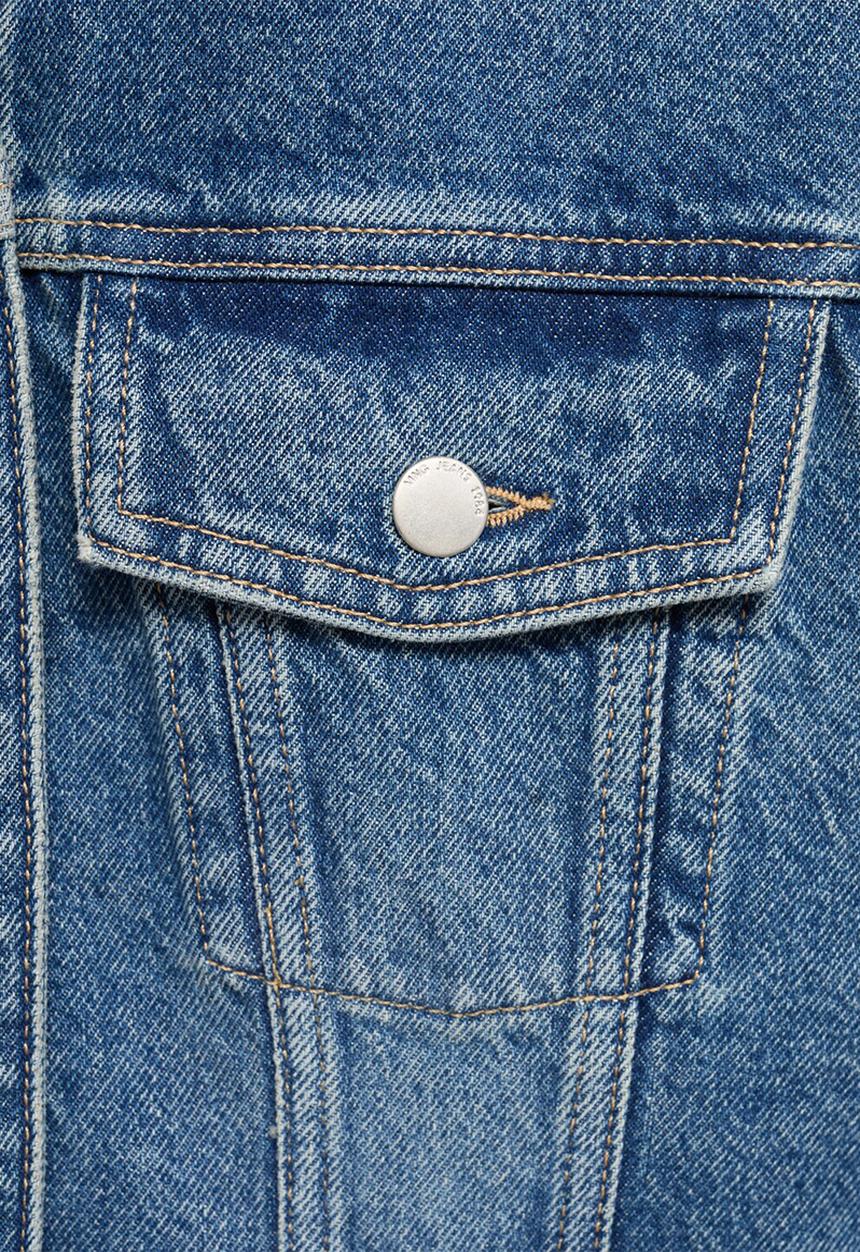 MANGO - Jacket newdana -  open-blue
