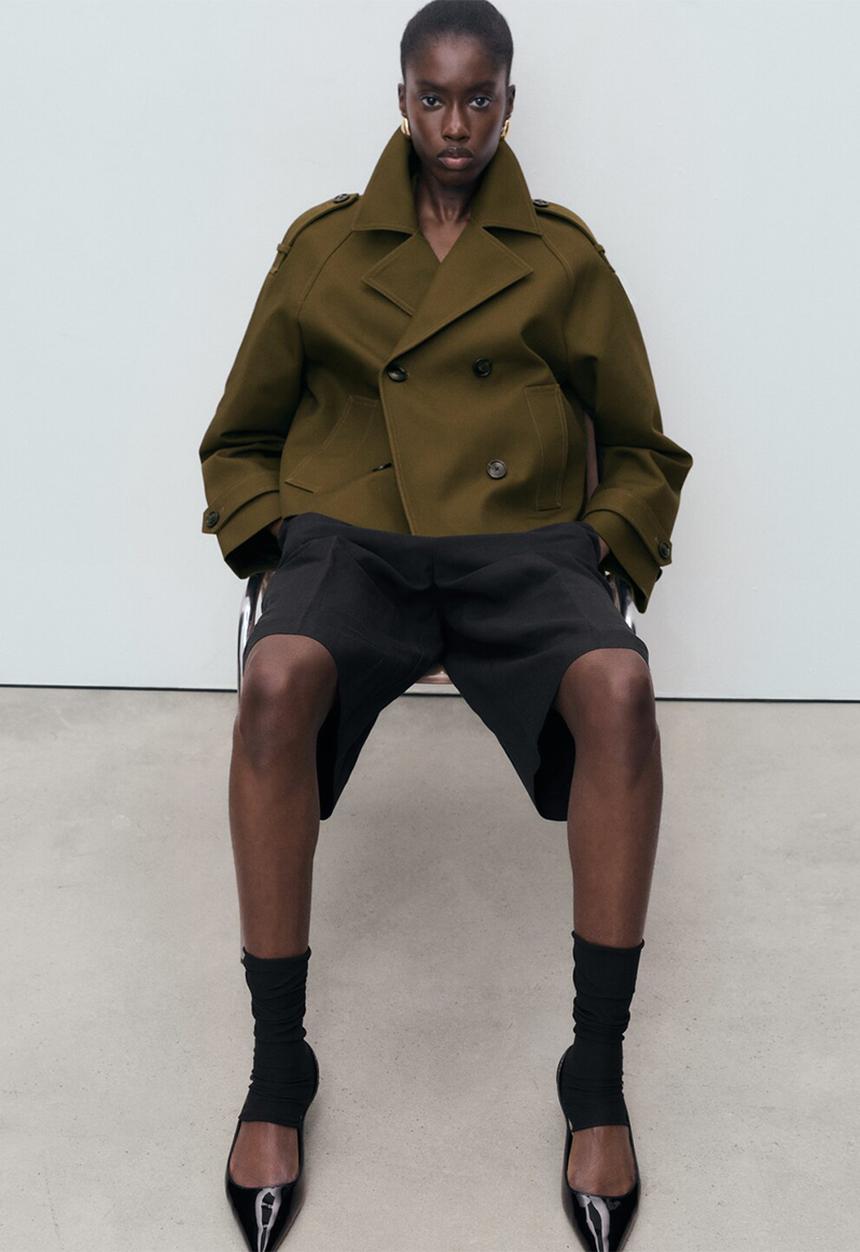 MANGO - Chaqueta lipa - beige/khaki