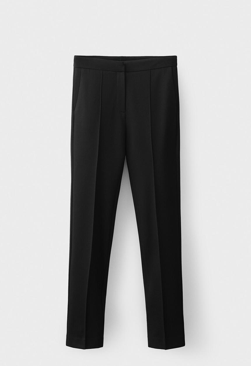 MANGO - Trousers paloma  - black